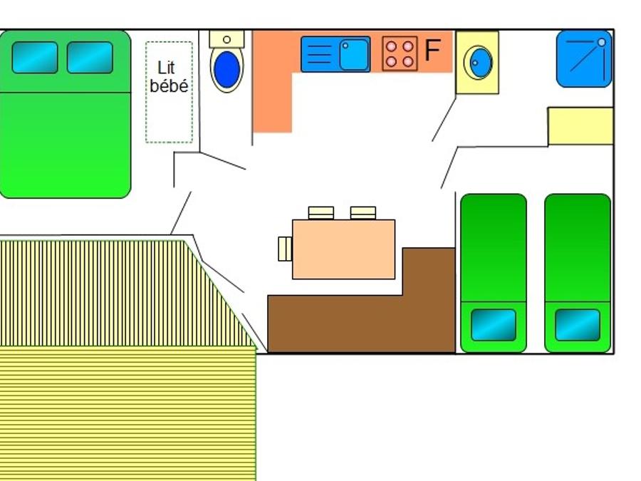 Mobilhome 4 personnes - Pacifique 3