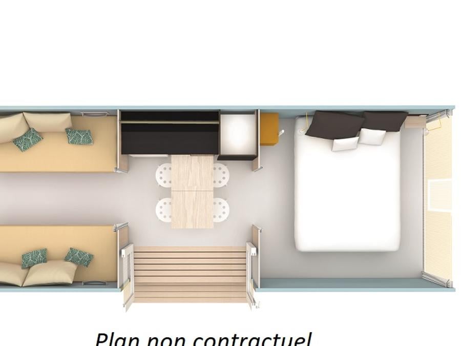Bungalow toilé 4 personnes - Coco Sweet 13