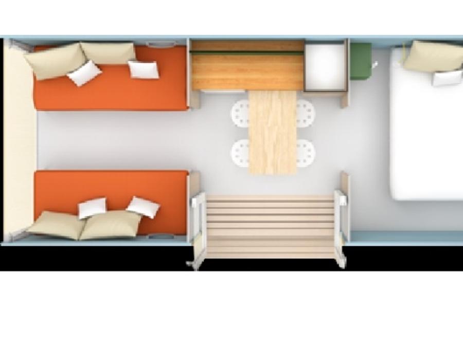 Bungalow toilé 4 personnes - Coco Sweet 2