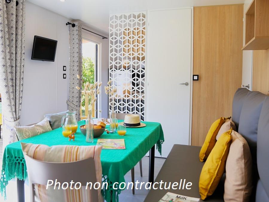Mobilhome 6 personnes - Grand Large 34m² (3 chambres) + terrasse 5
