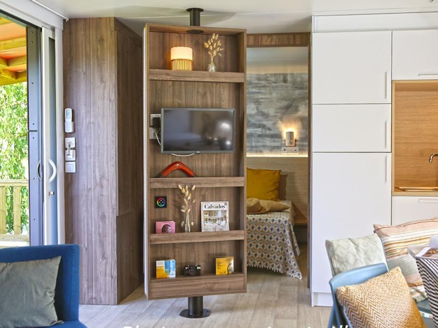Mobilhome 6 personnes - Mobil-home Taos 40m² (3 chambres 2 SDB) + terrasse au bord de l'étang 2
