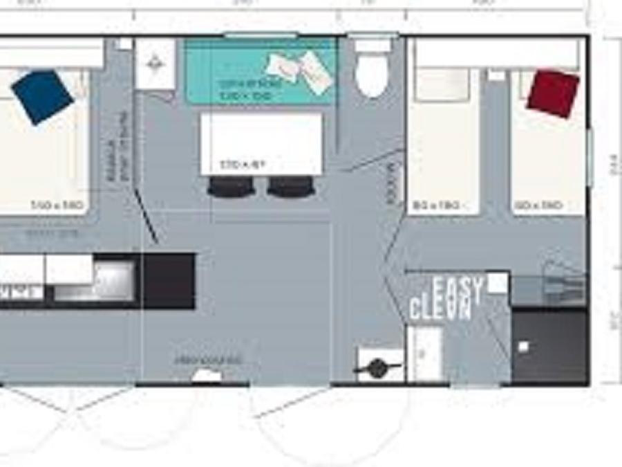 Mobilhome 4 personnes - CONFORT 2