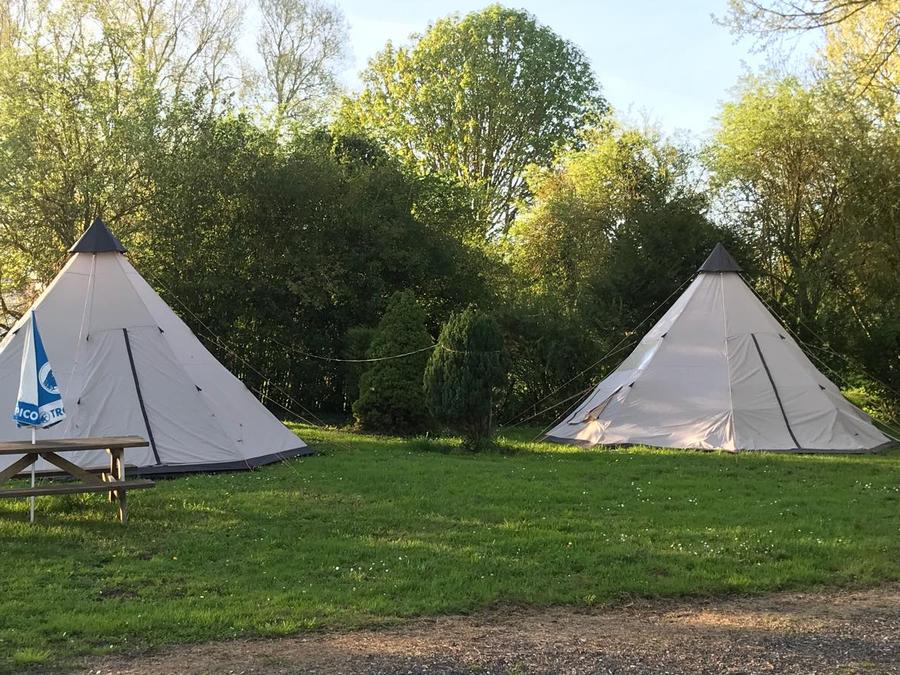 Tente 2 personnes - 01-Tipi Davy Crockett 18m2 (1ch - 1/8pers.) + kit prêt à camper - prix pour 2 personnes 3
