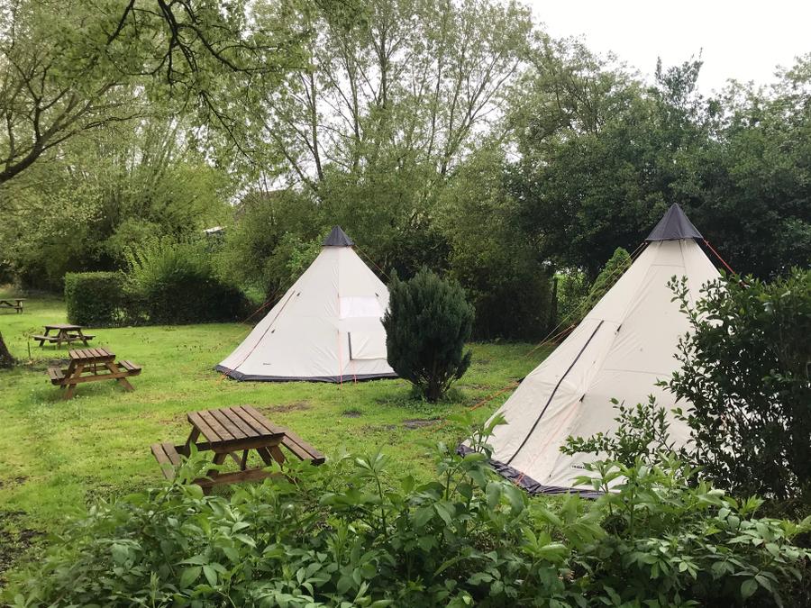 Tente 2 personnes - 01-Tipi Davy Crockett 18m2 (1ch - 1/8pers.) + kit prêt à camper - prix pour 2 personnes 2