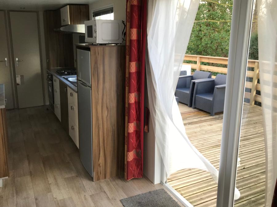 Bungalow 2 personnes - 14-Bungalow du Gorguet 40m2 (2ch -2/6pers.) + Jaccuzzi + Lits faits + serviette + kit boisson + TV - prix pour 2 personnes 3