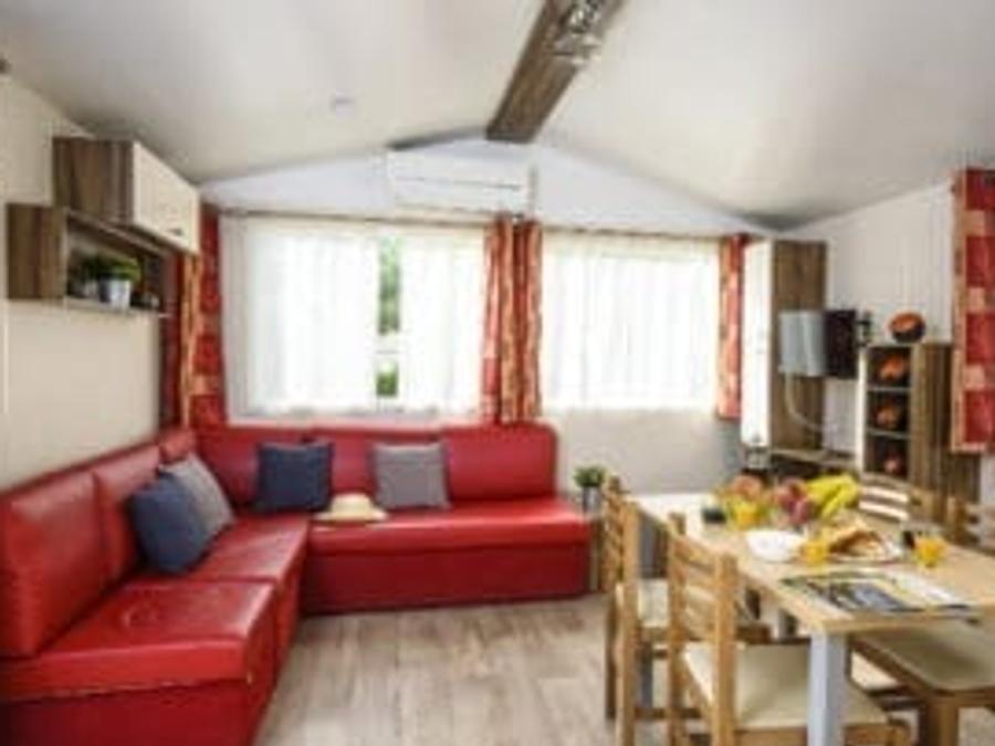 Bungalow 2 personnes - 14-Bungalow du Gorguet 40m2 (2ch -2/6pers.) + Jaccuzzi + Lits faits + serviette + kit boisson + TV - prix pour 2 personnes 6