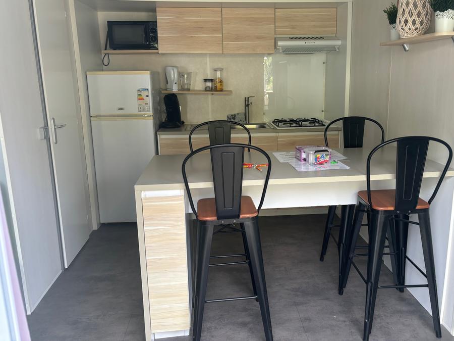 Bungalow 2 personnes - 15-Bungalow Grand Marais 32m2 (2ch - 2/6pers.) + Jaccuzzi + Lits faits + serviette + kit boisson - prix pour 2 personnes 3