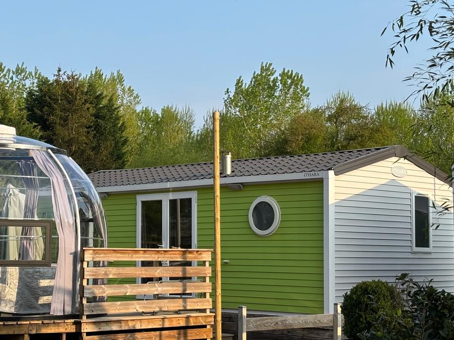 Bungalow 2 personnes - 15-Bungalow Grand Marais 32m2 (2ch - 2/6pers.) + Jaccuzzi + Lits faits + serviette + kit boisson - prix pour 2 personnes 0