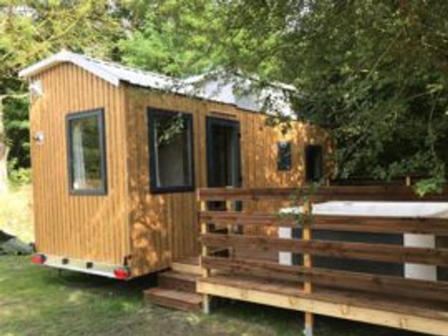 Tiny house 2 personnes - 16-Tiny House 17m2 (2ch - 1/4 pers.) + Jaccuzzi + Lits faits + serviette + kit boisson + TV + clim - prix pour 2 personnes 1
