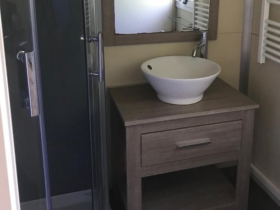 Chalet 2 personnes - 10-Chalet du Belier Confort 24m2 (2ch - 5pers) + Jaccuzzi + Lits faits + serviette + kit boisson - prix pour 2 personnes 7