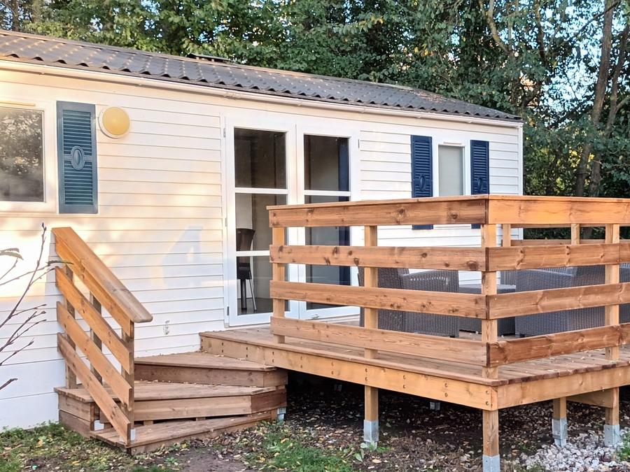 Mobilhome 2 personnes - 09-Mh Grand Confort 6 pers avec grande terrasse - prix pour 2 personnes 0