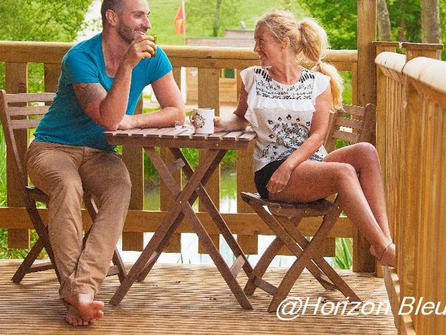 Chalet 2 personnes - Cabane du GRIZZLI (Lit rond, douche italienne) 3
