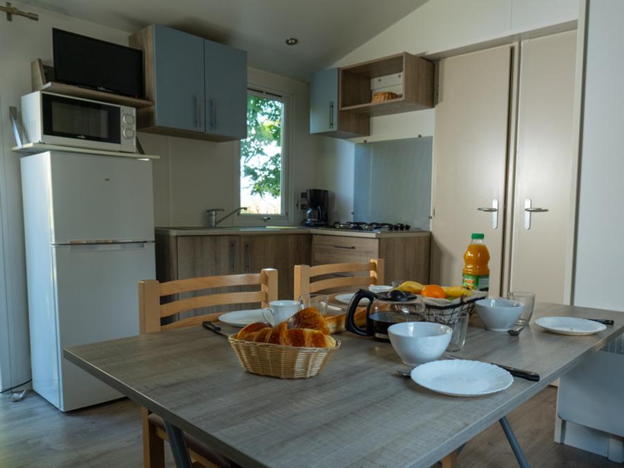 Mobilhome 4 personnes - Mobil home confort - 21 m² - 2 chambres 1