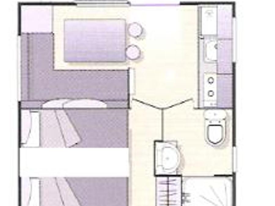 Mobilhome 2 personnes - Cottage IBIZA 8