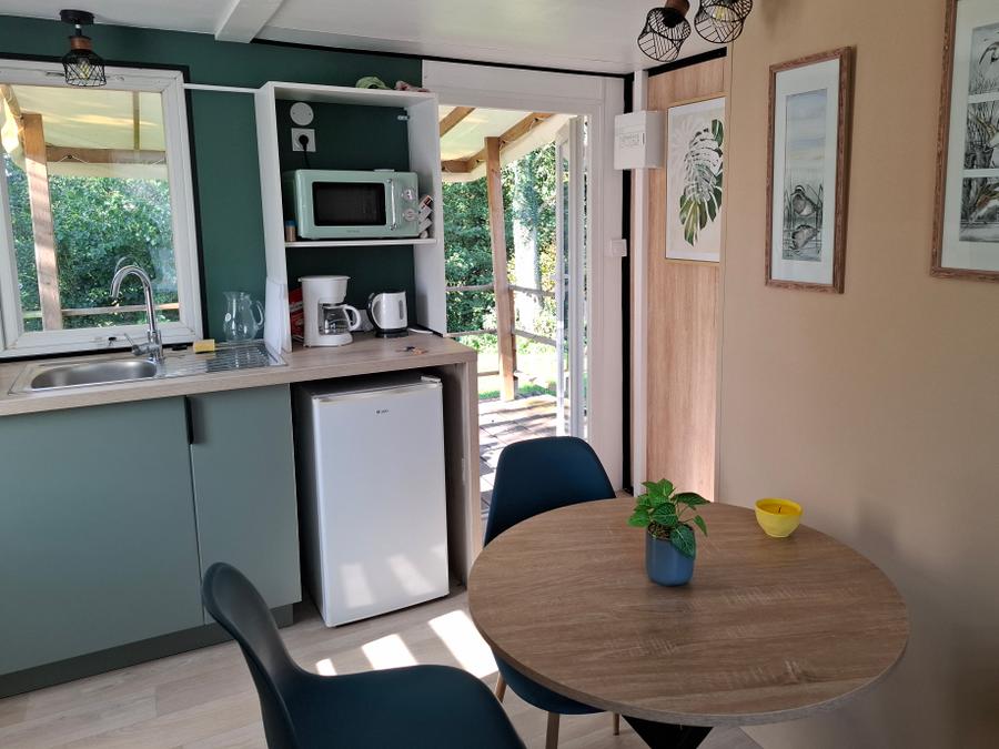 Mobilhome 2 personnes - LE ROSEAU Parcelle 13- 1 chambre 1