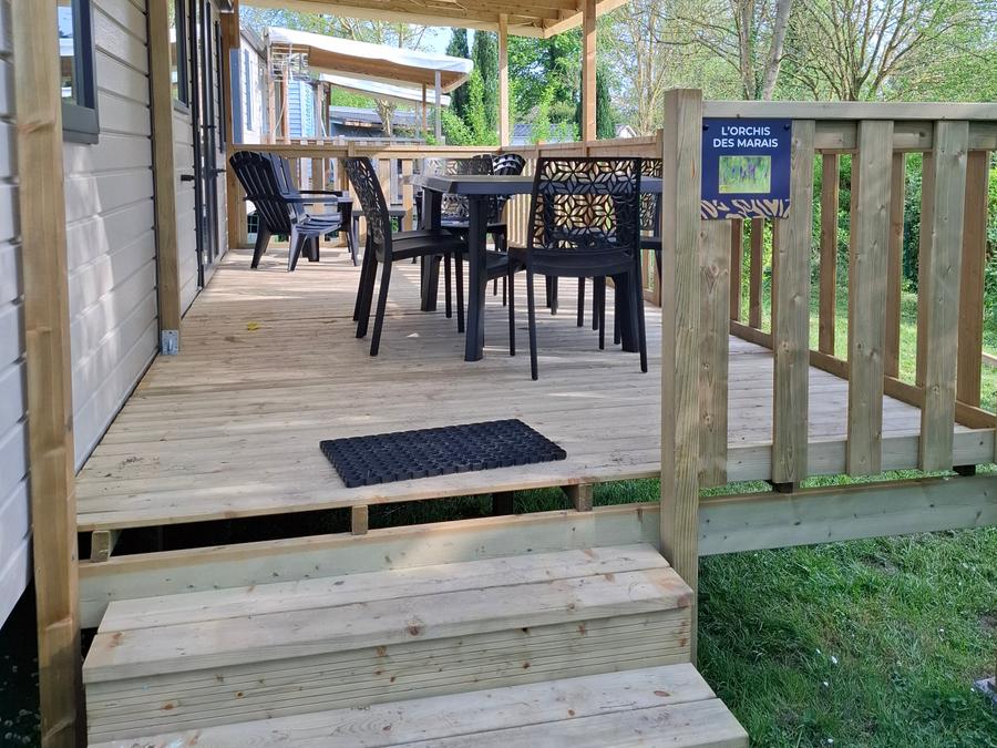 Mobilhome 6 personnes - L'ORCHIS DES MARAIS Parcelle 15 - 3 chambres 1
