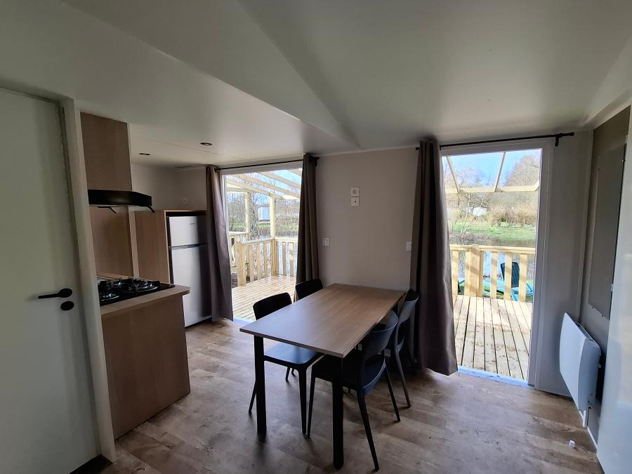 Mobilhome 4 personnes - L'Iris d'Eau - Parcelle 6 - 2 Chambres 4
