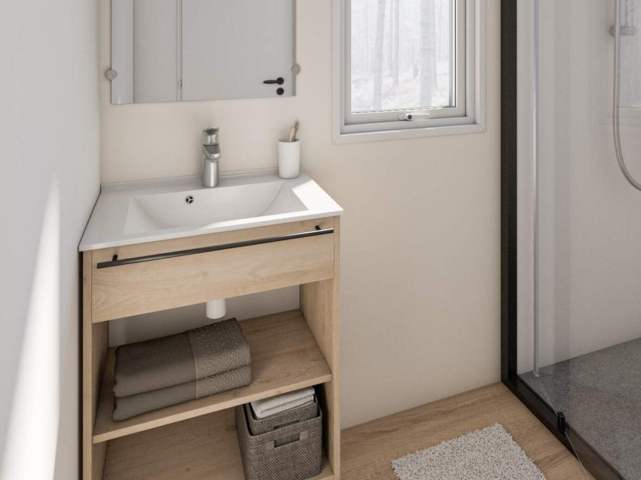 Mobilhome 2 personnes - Le NÉNUPHAR Parcelle 7- 1 Chambre 5