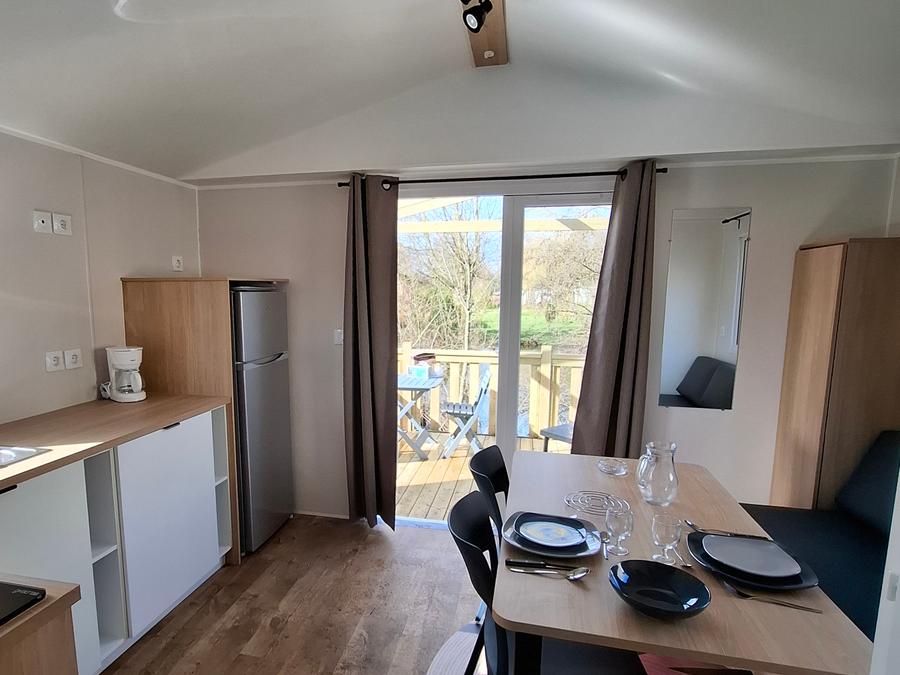 Mobilhome 2 personnes - Le NÉNUPHAR Parcelle 7- 1 Chambre 1