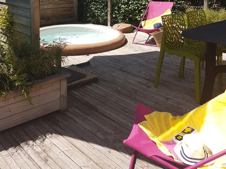 Lodge 4 personnes - Lodge Les Voiles 35m² Premium avec Spa (2 chambres) 3