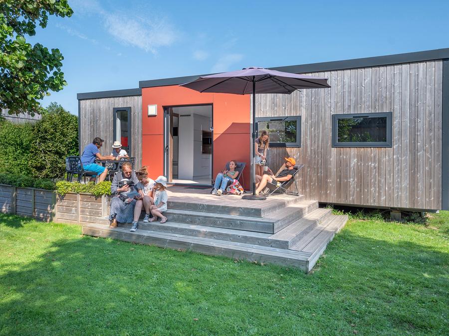 Lodge 4 personnes - Lodge Les Voiles 35m² Premium avec Spa (2 chambres) 0
