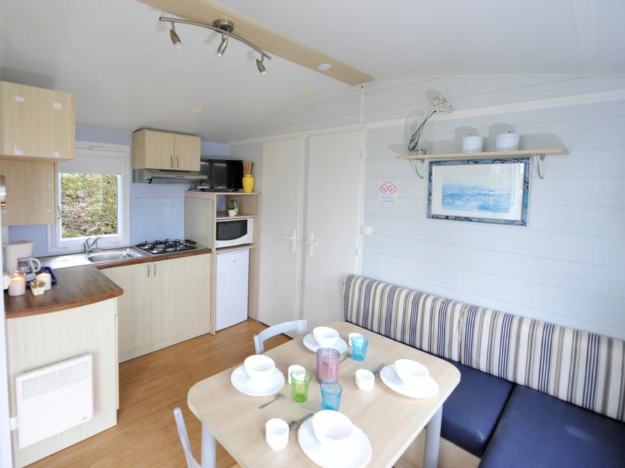 Mobilhome 4 personnes - Confort 2 chambres - Entre 30 et 35 m² +5ans 4 pers 1