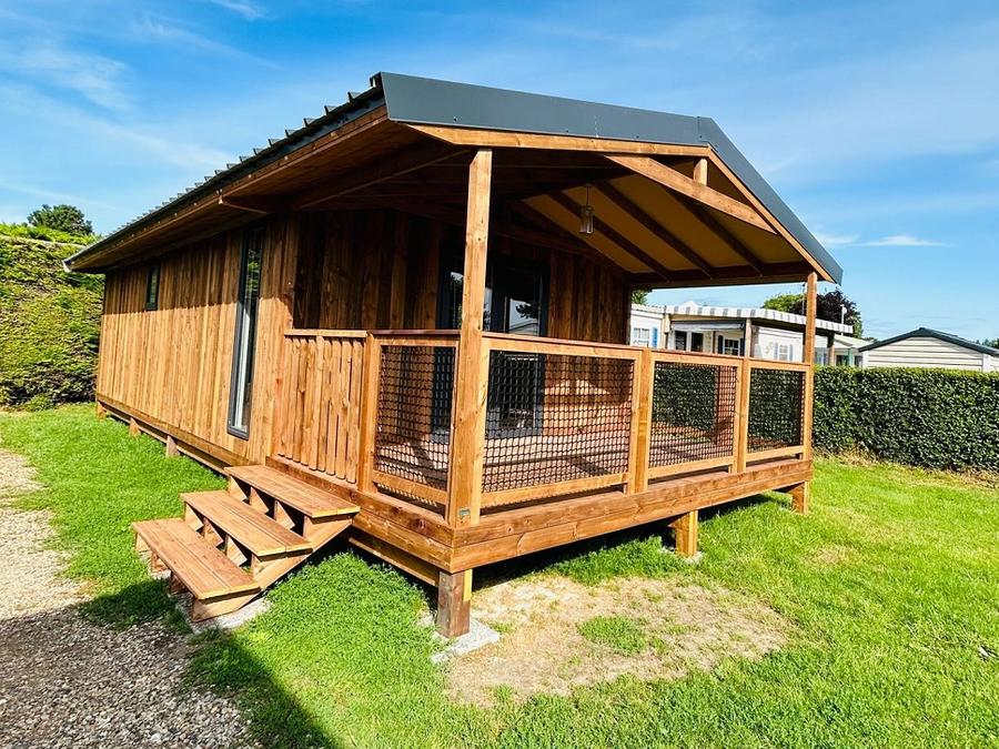 Mobilhome 7 personnes - ECO LODGE 2 chambres 7 personnes un lit double et 2 lits simples et 1 lit pont 1
