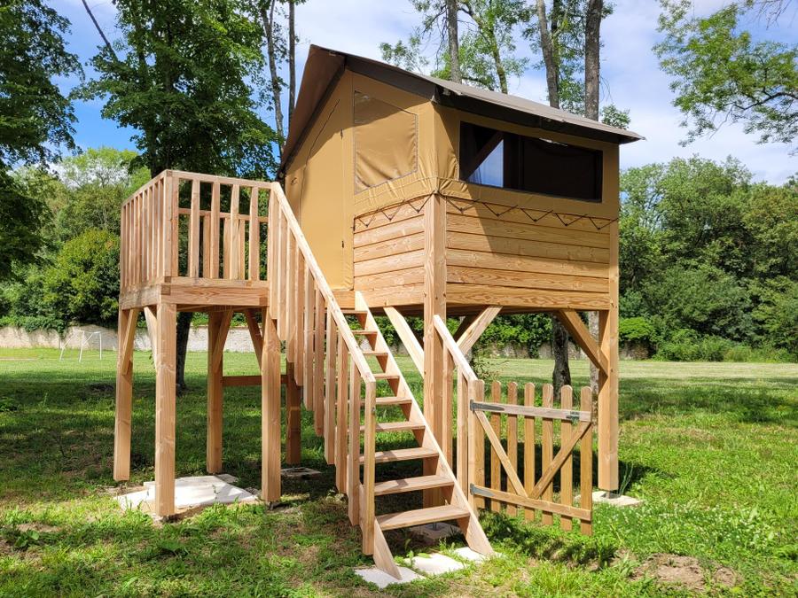 Hébergement 2 personnes - Tente Nature sur pilotis Standard 7.2 m² - sans sanitaire 0