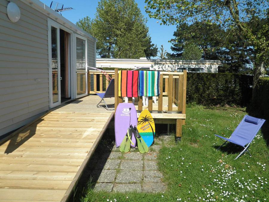 Mobilhome 4 personnes - Standard 32m² - 2 chambres + terrasse non-couverte - PMR 0