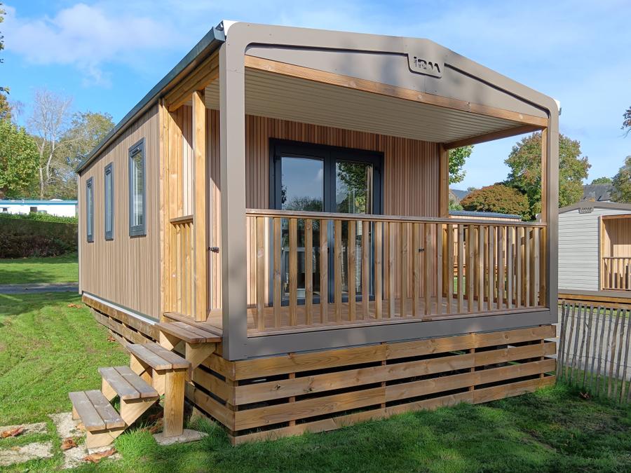 Mobilhome 4 personnes - Confort 24.2 m² - 2 chambres - Terrasse intégrée 1