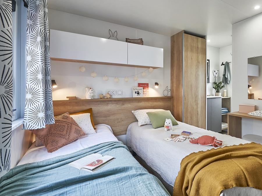 Mobilhome 4 personnes - Mobil Home Premium 32m² - (2 ch 2 sdb) + terrasse couverte 2
