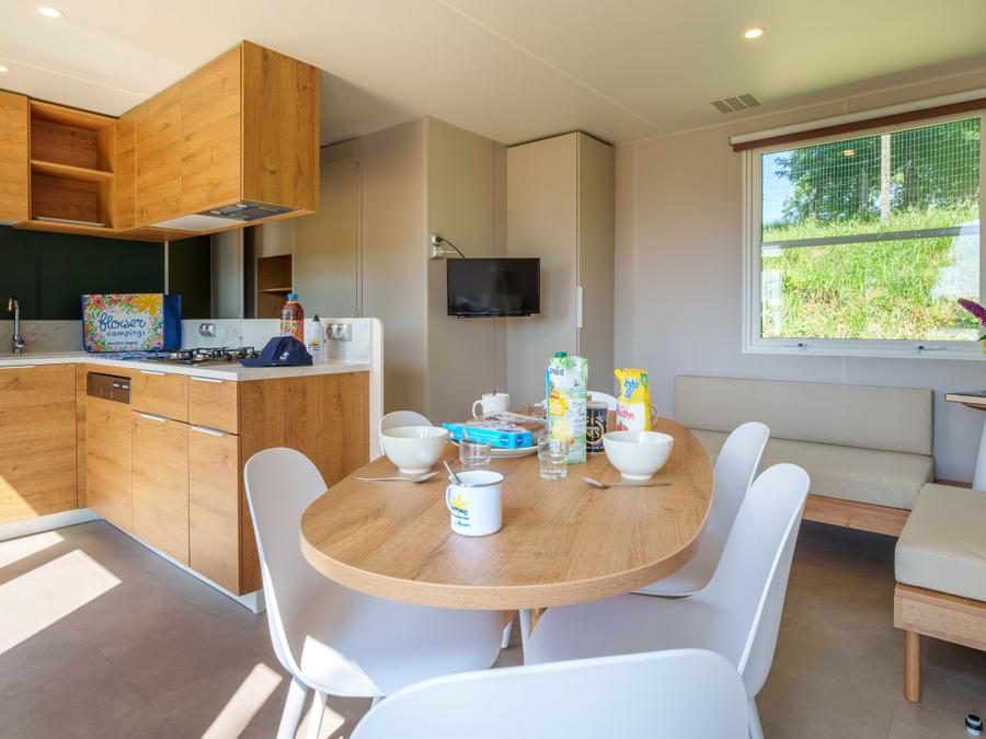 Mobilhome 6 personnes - NEW// Villa de la Rance Prestige 40m² - 3 chambres - 2 salles de bain - SPA - Terrasse couverte 5