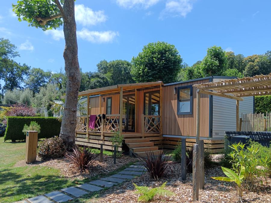 Mobilhome 6 personnes - NEW// Villa de la Rance Prestige 40m² - 3 chambres - 2 salles de bain - SPA - Terrasse couverte 1