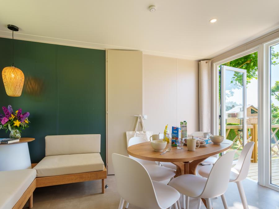Mobilhome 6 personnes - NEW// Villa de la Rance Prestige 40m² - 3 chambres - 2 salles de bain - SPA - Terrasse couverte 2