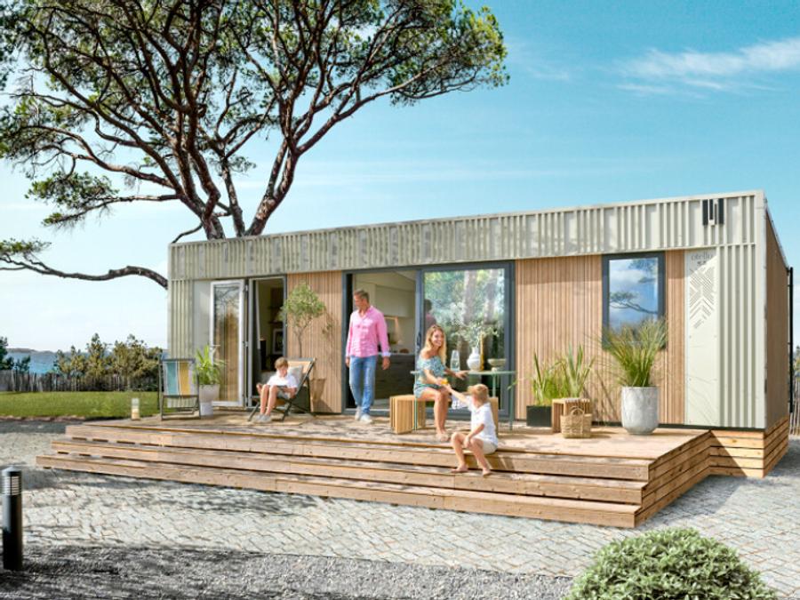 Mobilhome 4 personnes - NEW// Villa de la Rance Prestige 36m² - 2 chambres - 2 salles de bain - SPA - Terrasse couverte 6
