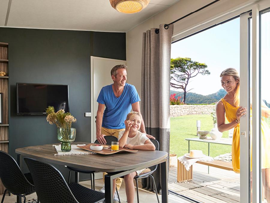 Mobilhome 4 personnes - NEW// Villa de la Rance Prestige 36m² - 2 chambres - 2 salles de bain - SPA - Terrasse couverte 1