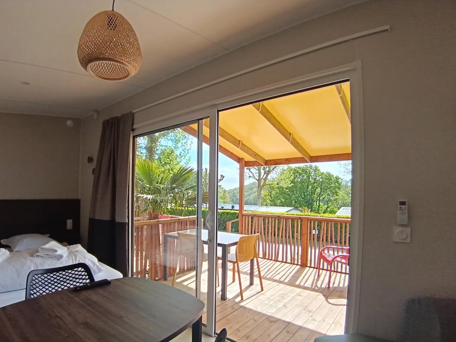 Mobilhome 2 personnes - NEW// Villa de la Rance Prestige 20m² - 1 chambre - SPA - Terrasse couverte 6