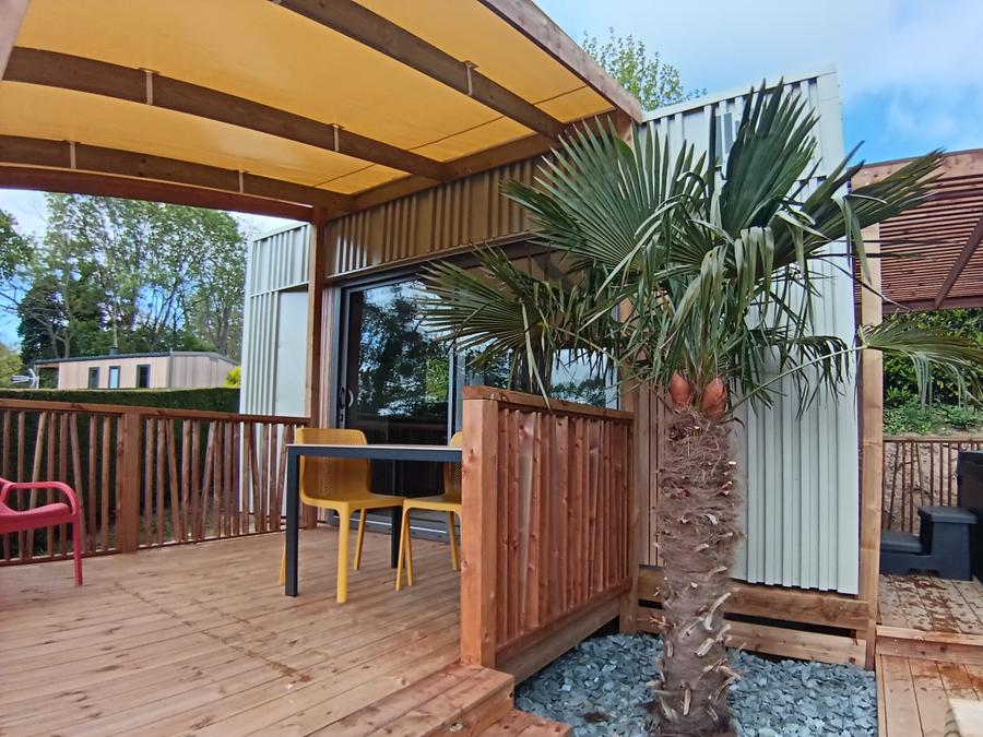 Mobilhome 2 personnes - NEW// Villa de la Rance Prestige 20m² - 1 chambre - SPA - Terrasse couverte 7