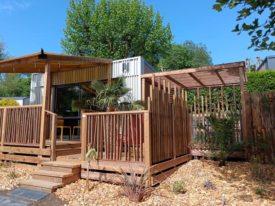 Mobilhome 2 personnes - NEW// Villa de la Rance Prestige 20m² - 1 chambre - SPA - Terrasse couverte 8