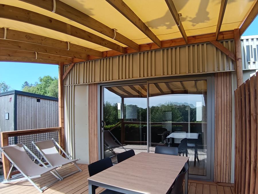 Mobilhome 2 personnes - NEW //Premium 20m² (1ch-2pers) + terrasse couverte 1