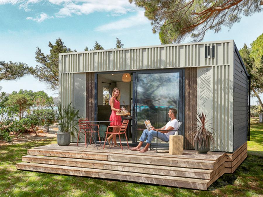 Mobilhome 2 personnes - NEW //Premium 20m² (1ch-2pers) + terrasse couverte 0