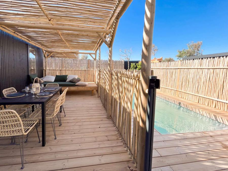 Mobilhome 8 personnes - NEW// Villa de la Rance Prestige 60m² - 4 chambres - 3 SDB - Piscine - Terrasse couverte - SPA 3