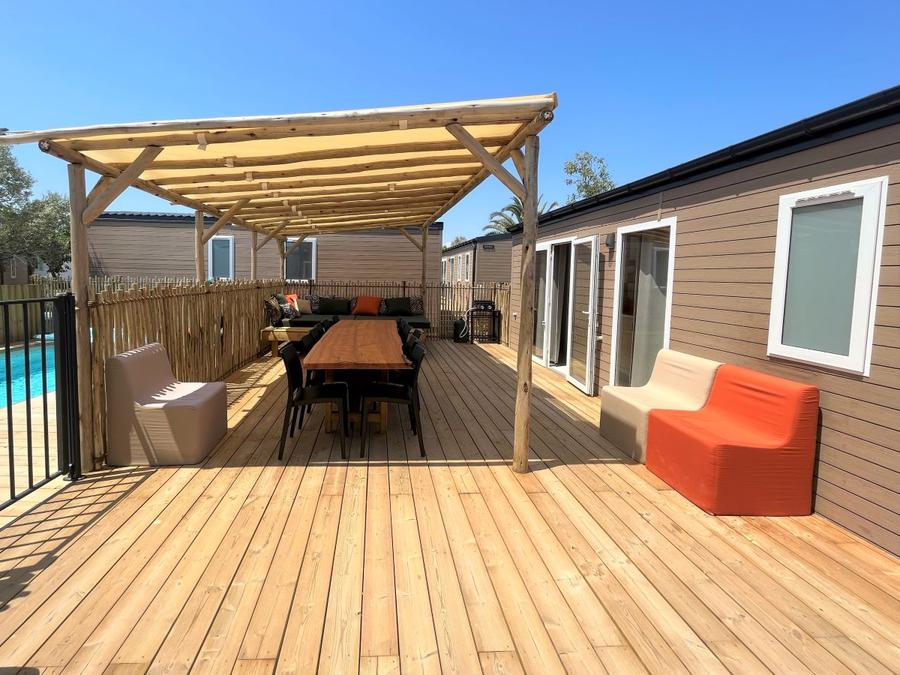 Mobilhome 8 personnes - NEW// Villa de la Rance Prestige 60m² - 4 chambres - 3 SDB - Piscine - Terrasse couverte - SPA 1