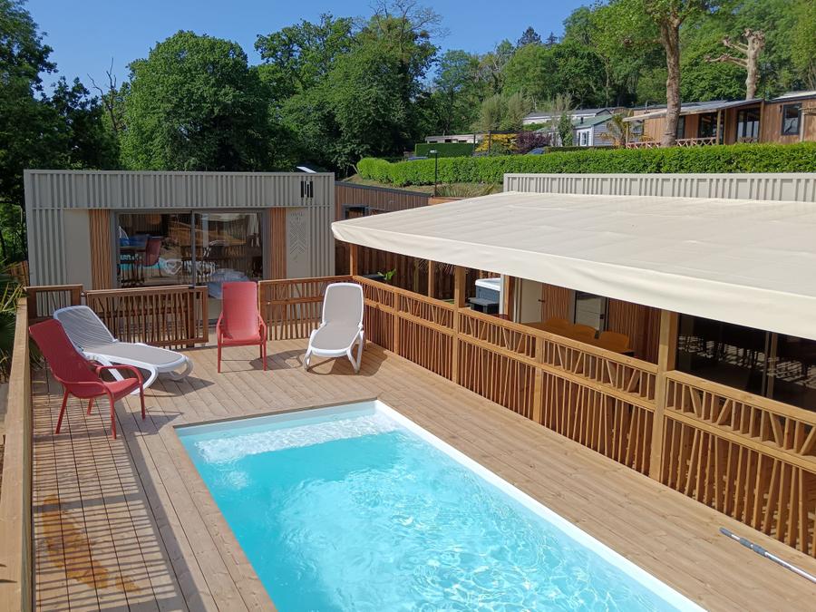 Mobilhome 8 personnes - NEW// Villa de la Rance Prestige 60m² - 4 chambres - 3 SDB - Piscine - Terrasse couverte - SPA 10