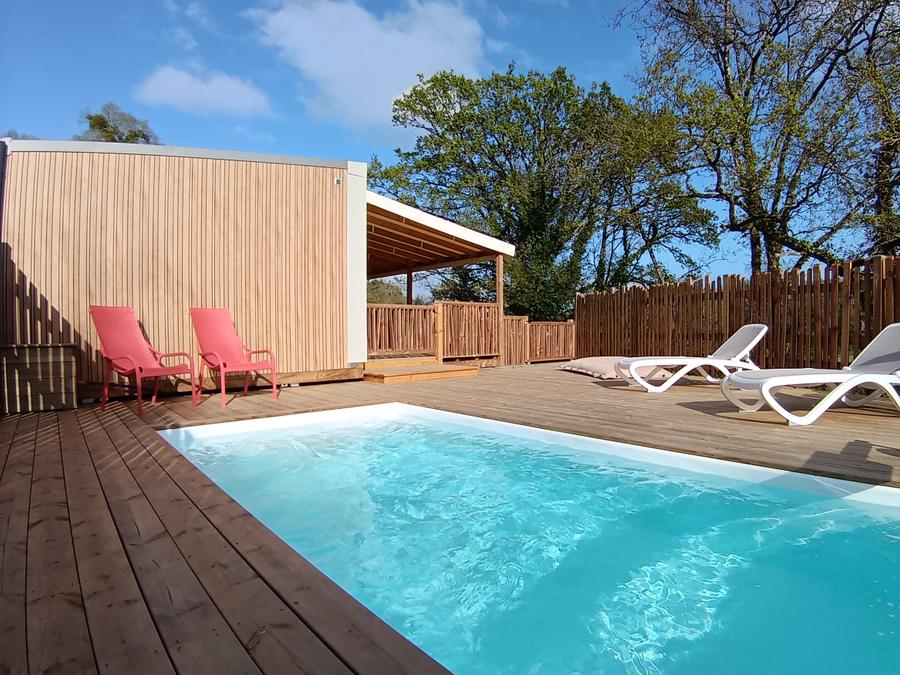 Mobilhome 6 personnes - NEW// Villa de la Rance Prestige 40m² - 3 chambres - 2 salles de bain - Piscine - Terrasse couverte 8