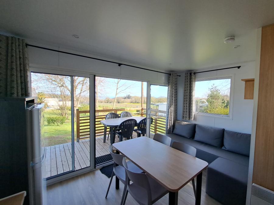 Mobilhome 4 personnes - CONFORT VUE MER 2 chambres/ Terrasse 1