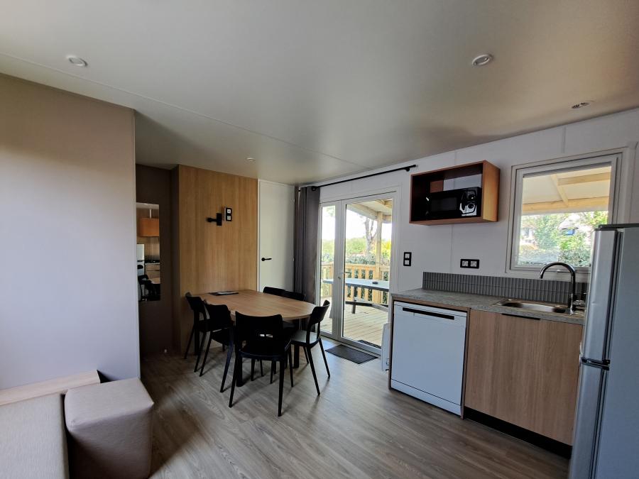 Mobilhome 6 personnes - CONFORT 3 chambres /Terrasse 1