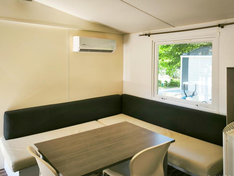 Mobilhome 4 personnes - Confort 32m² - 2 chambres + terrasse + TV + Clim 2