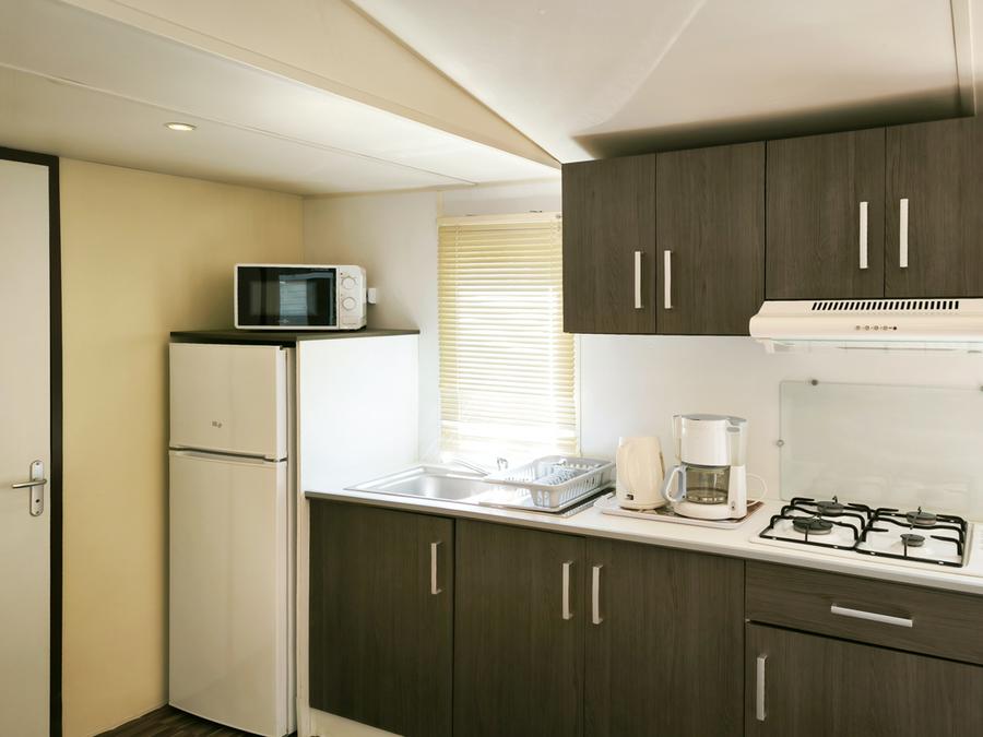 Mobilhome 4 personnes - Confort 32m² - 2 chambres + terrasse + TV + Clim 1
