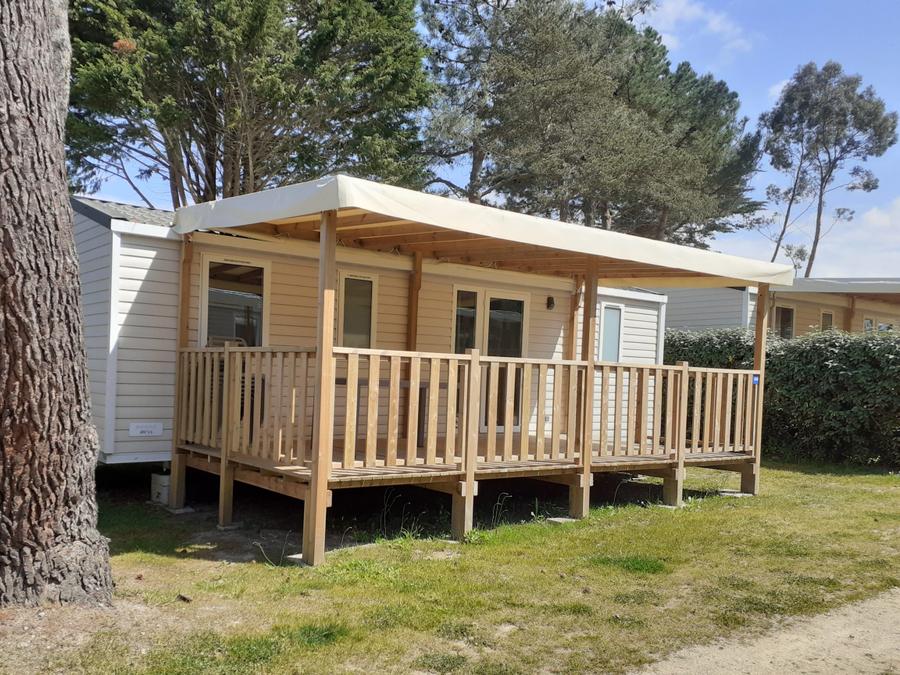 Mobilhome 6 personnes - New Premium 32m²(3ch.-6pers.) + Terrasse + TV + Clim 0